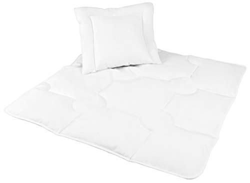 Zollner Edredón y almohada para minicuna 400g, 80x80
