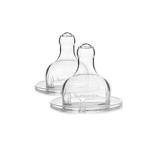 Suavinex Tetina Papilla Silicona Redonda, 3 Posiciones