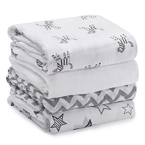 Mantas Swaddle Bebé de Envoltura de Muselina