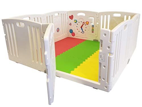 Nueva Venture All Star Playpen del bebé 8 Pc's XXL