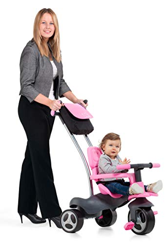 Molto- Urban TrikeSoft Control Triciclo para Niños con 5 Formas de Ensamblar, Color rosa (17201)