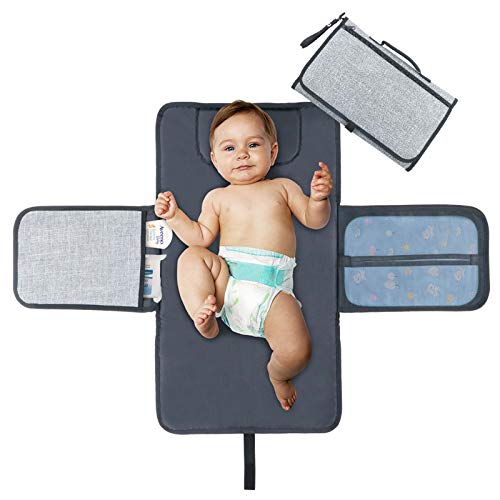 Idefair Portátil Bebé Cambiador, Impermeable Cambio de Pañales