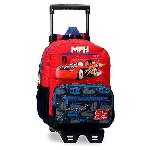 Disney Mochila Infantil Cars Rocket Racing con Carro