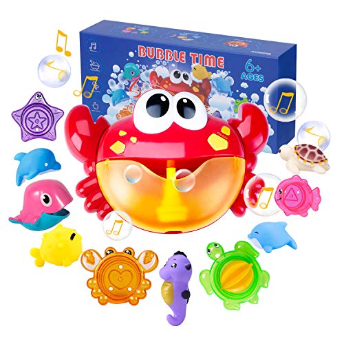 Joyjoz Juguetes De Baño Cangrejo Bubble Toys