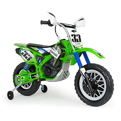 INJUSA Moto Kawasaki Thunder MAX VX 12V para niños de 3 años