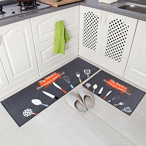 Carvapet Alfombras Cocina Lavable Antideslizante